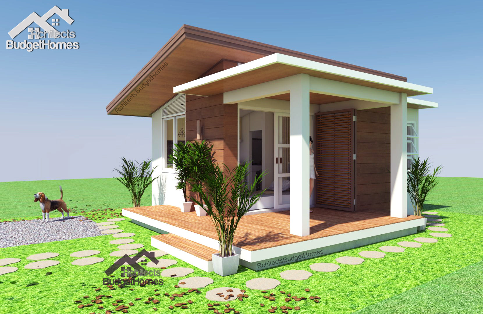 Blinks Basic Kit | 20sqm Small House Design Floor Plan (DIGITAL DOWNLOAD)