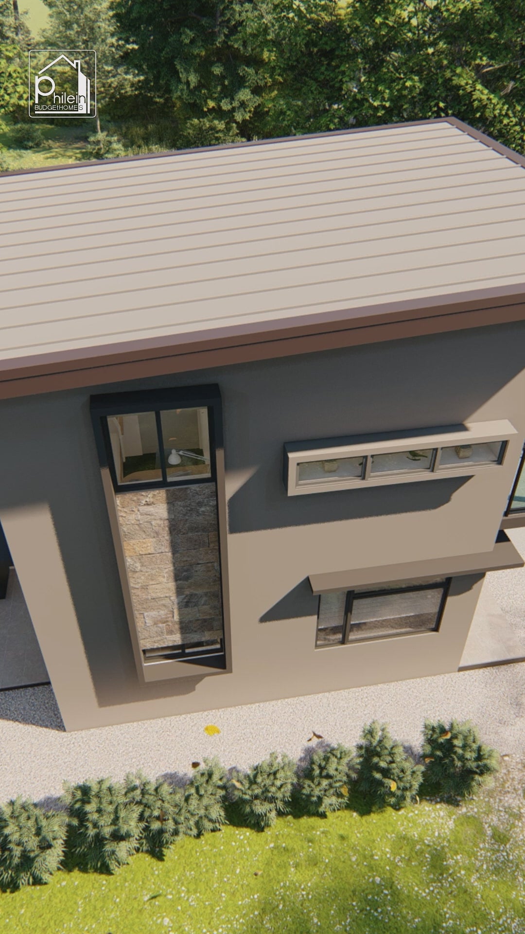 Calix Basic Kit | 4 X 5m Two Bedroom Small House Design Floor Plan (DIGITAL DOWNLOAD)