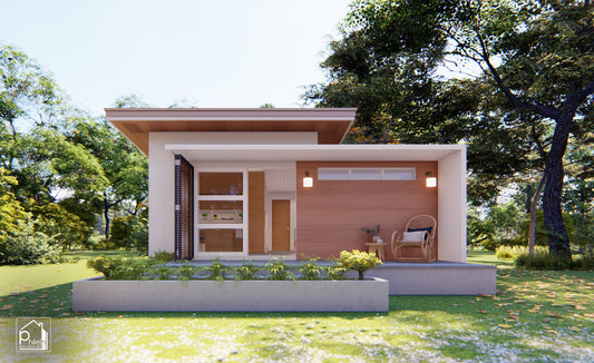 Lyra 2.0 Basic Kit | 36sqm Two Bedroom Modern Small House Floor Plan (Digital Download)