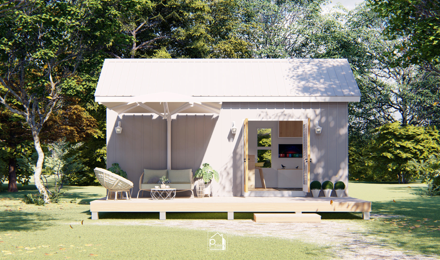 Agate Basic Kit | 29sqm Tiny House Plan 3 X 7meters (Digital Download)