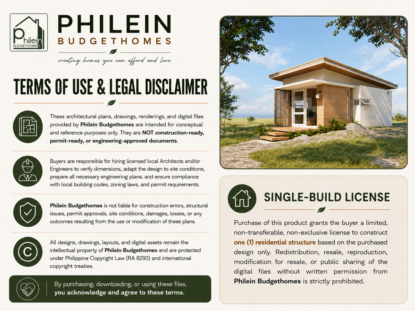 Santan Layout Kit | 40sqm Charming Small House Perfect for Airbnb Rental, Floor Plan & Elevations (Digital Download)
