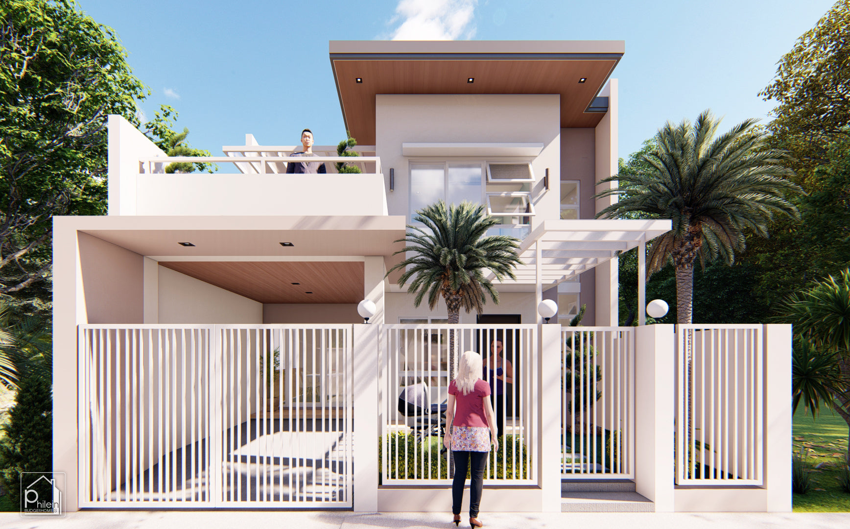 Carnation 2.0 Basic Kit | 4 Bedroom Small House Design Floor Plan (DIGITAL DOWNLOAD)