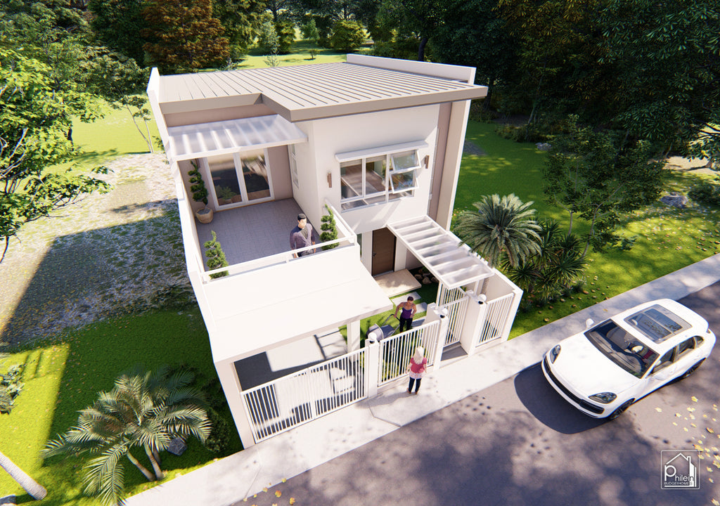 Carnation 2.0 Basic Kit | 4 Bedroom Small House Design Floor Plan (DIGITAL DOWNLOAD)