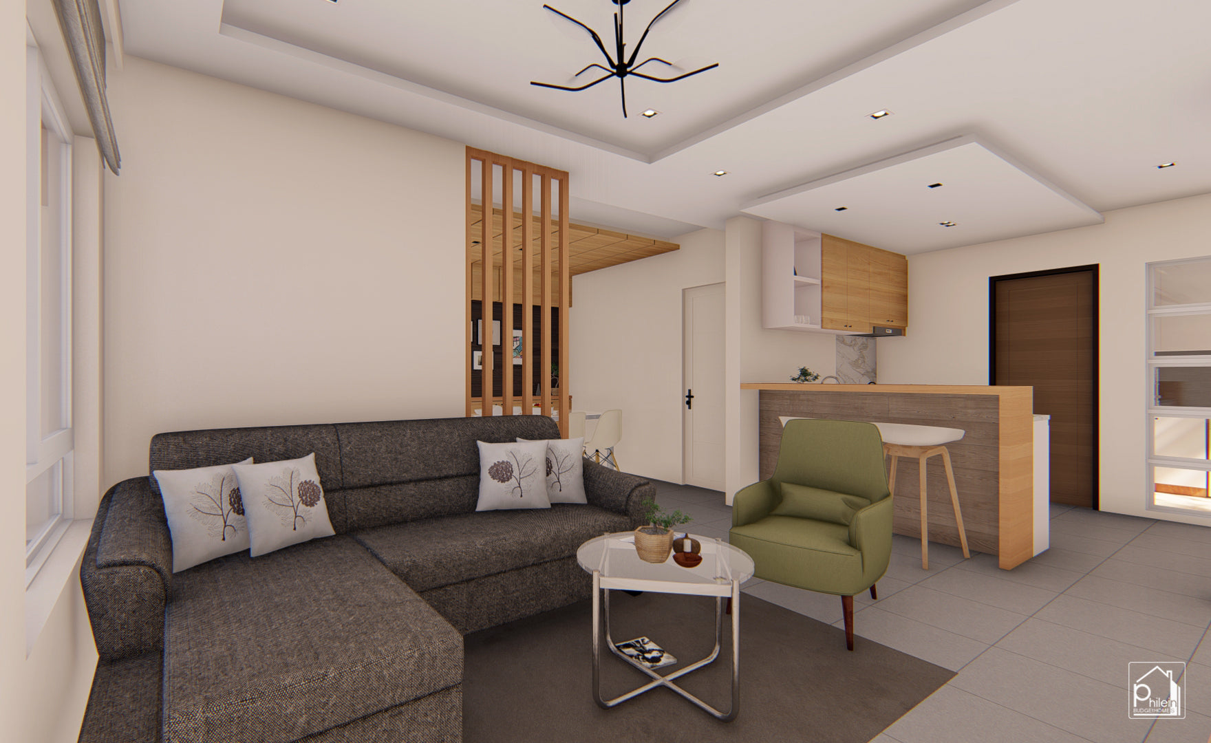 Carnation 2.0 Basic Kit | 4 Bedroom Small House Design Floor Plan (DIGITAL DOWNLOAD)