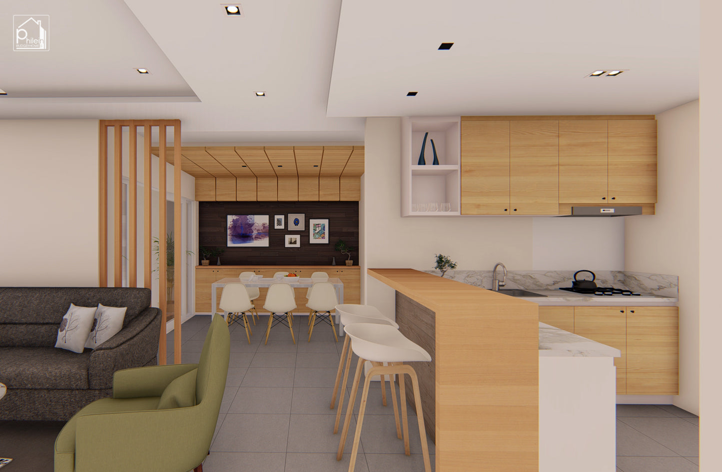 Carnation 2.0 Layout Kit | 4 Bedroom Small House Design Floor Plan & Elevations (DIGITAL DOWNLOAD)