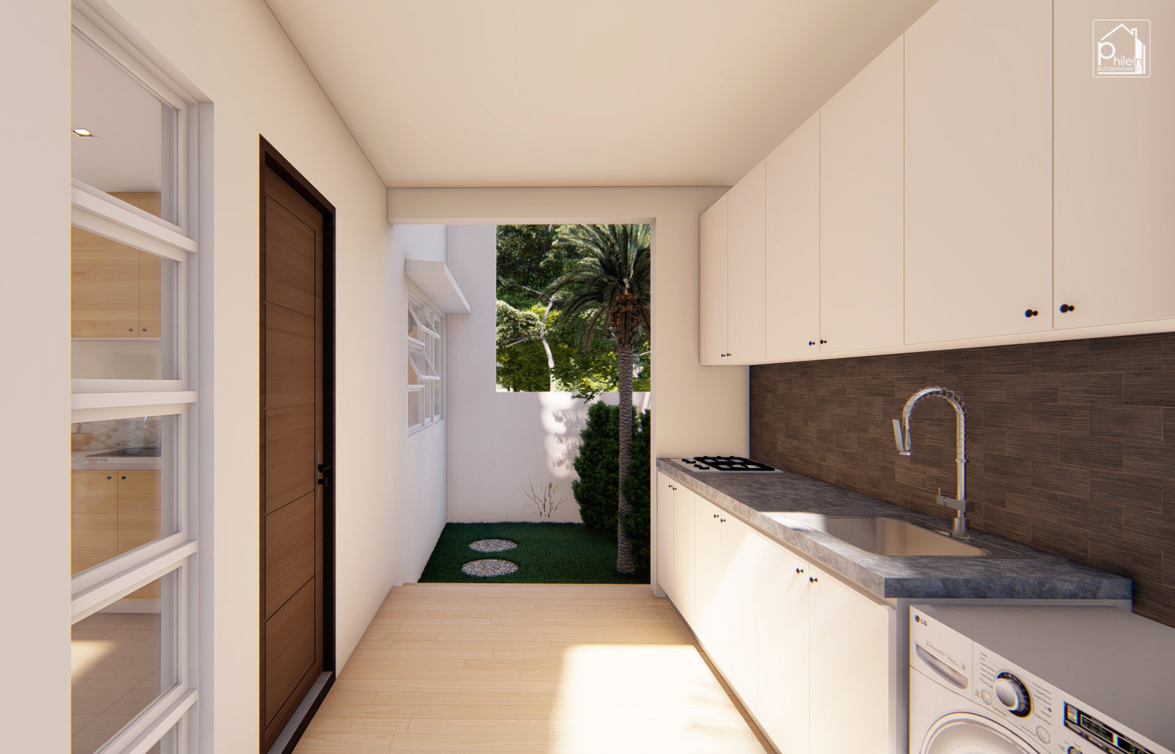 Carnation 2.0 Basic Kit | 4 Bedroom Small House Design Floor Plan (DIGITAL DOWNLOAD)