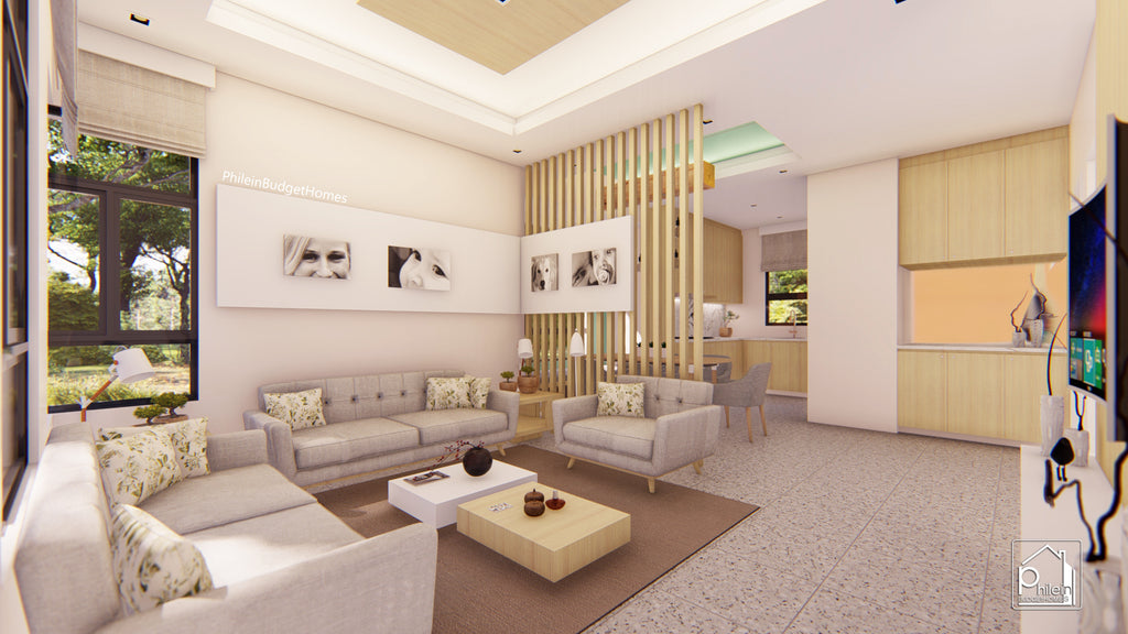 Lotus Basic Kit | 64sqm Two Bedroom Small House with Roof Deck Floor Plan (Digital Download)