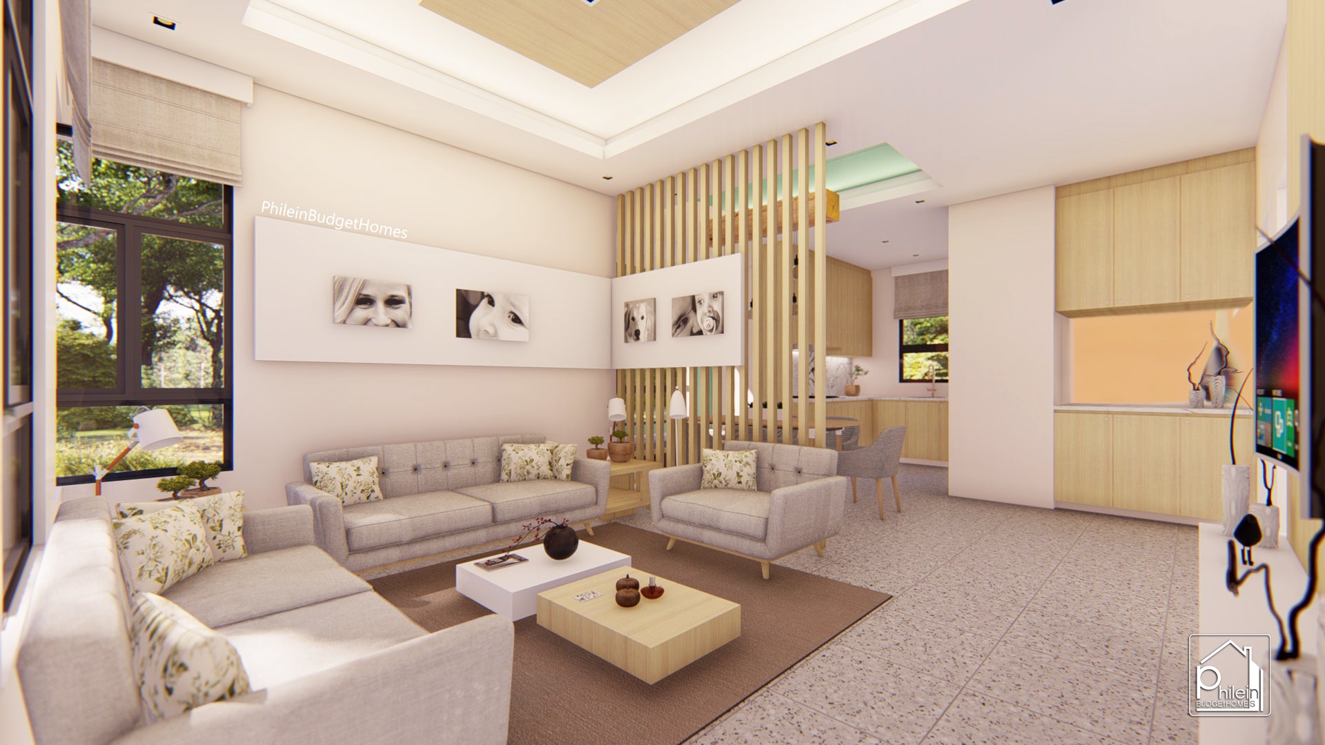 Lotus Basic Kit | 64sqm Two Bedroom Small House with Roof Deck Floor Plan (Digital Download)