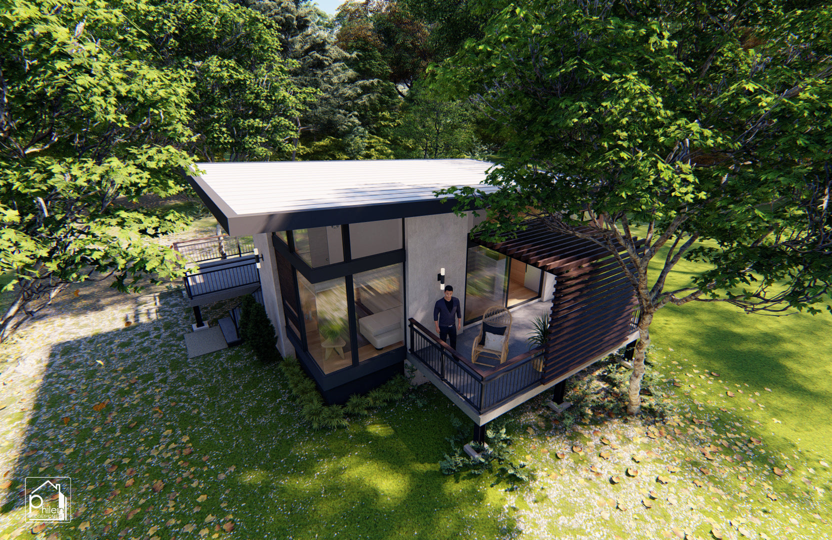 Anthurium Basic Kit I 7 X 10 meters 3 Bedroom Modern Farmhouse Floor Plan (DIGITAL DOWNLOAD)