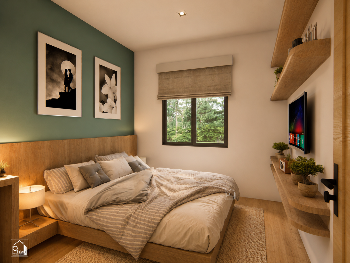 Anemone Layout Kit | 36sqm / 6 x 6meters Small House with Roof Deck Floor Plan & Elevations (INSTANT DOWNLOAD)
