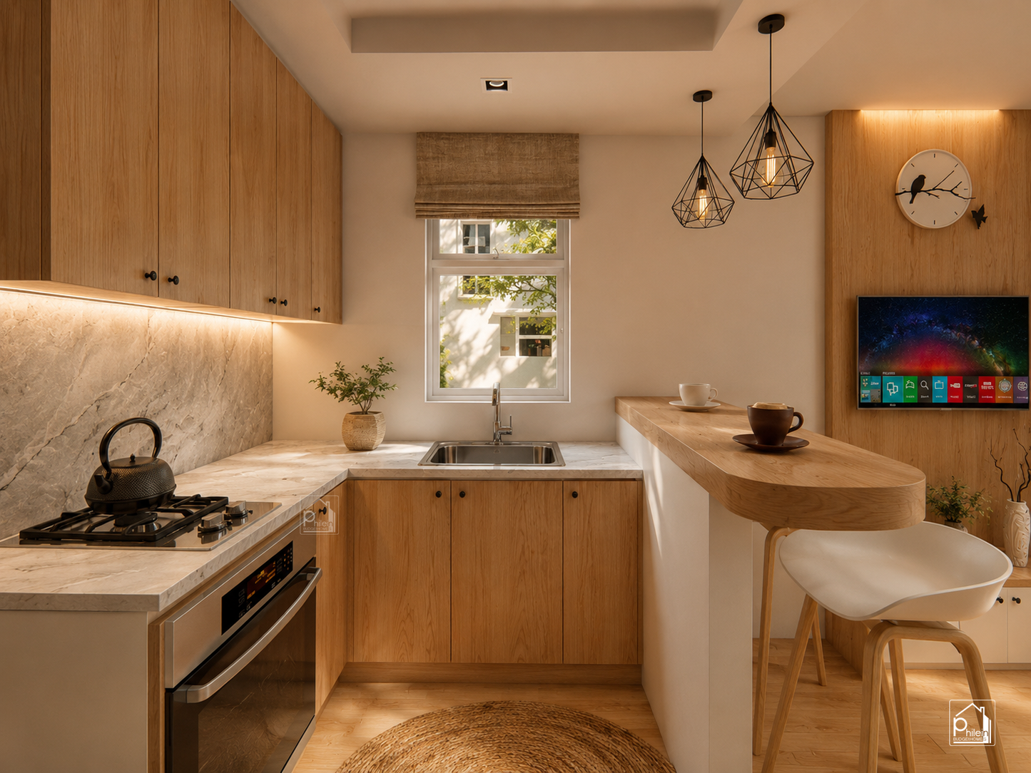 Clover Fullplan Kit | 30 sqm One Bedroom Small House Design Plans (DIGITAL DOWNLOAD)