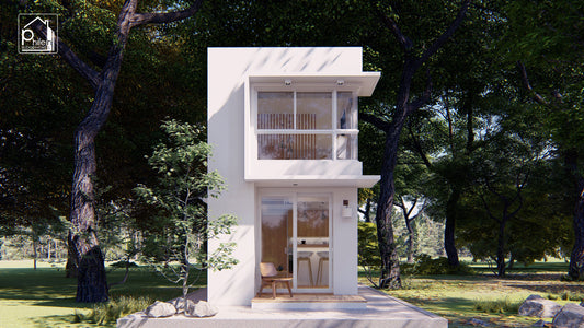 Clover Fullplan Kit | 30 sqm One Bedroom Small House Design Plans (DIGITAL DOWNLOAD)