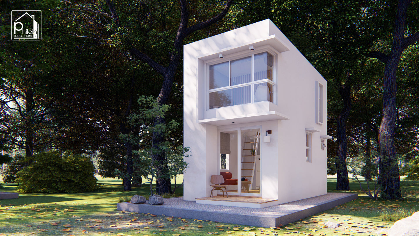 Clover Basic Kit | 30sqm Small House Design Plan (DIGITAL DOWNLOAD)