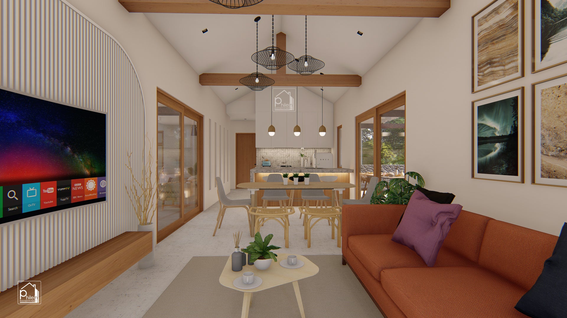 Magda Layout Kit | 78sqm L-Shape 3 Bedroom Small House Plan & Elevations (DIGITAL DOWNLOAD)