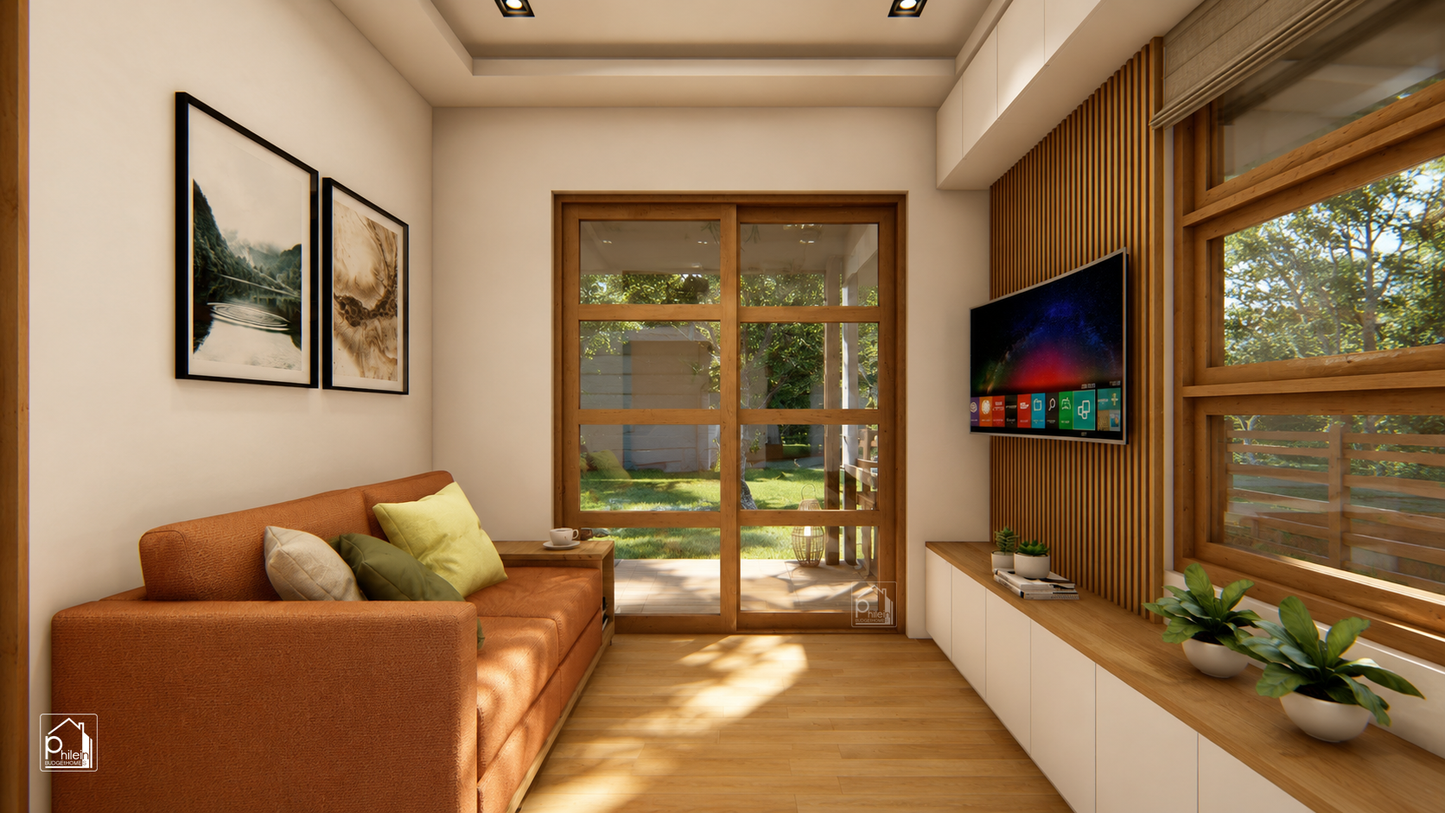 Estelita Fullplan Kit | 25 sqm Modern Filipino Kubo Home Plans (Digital Download)