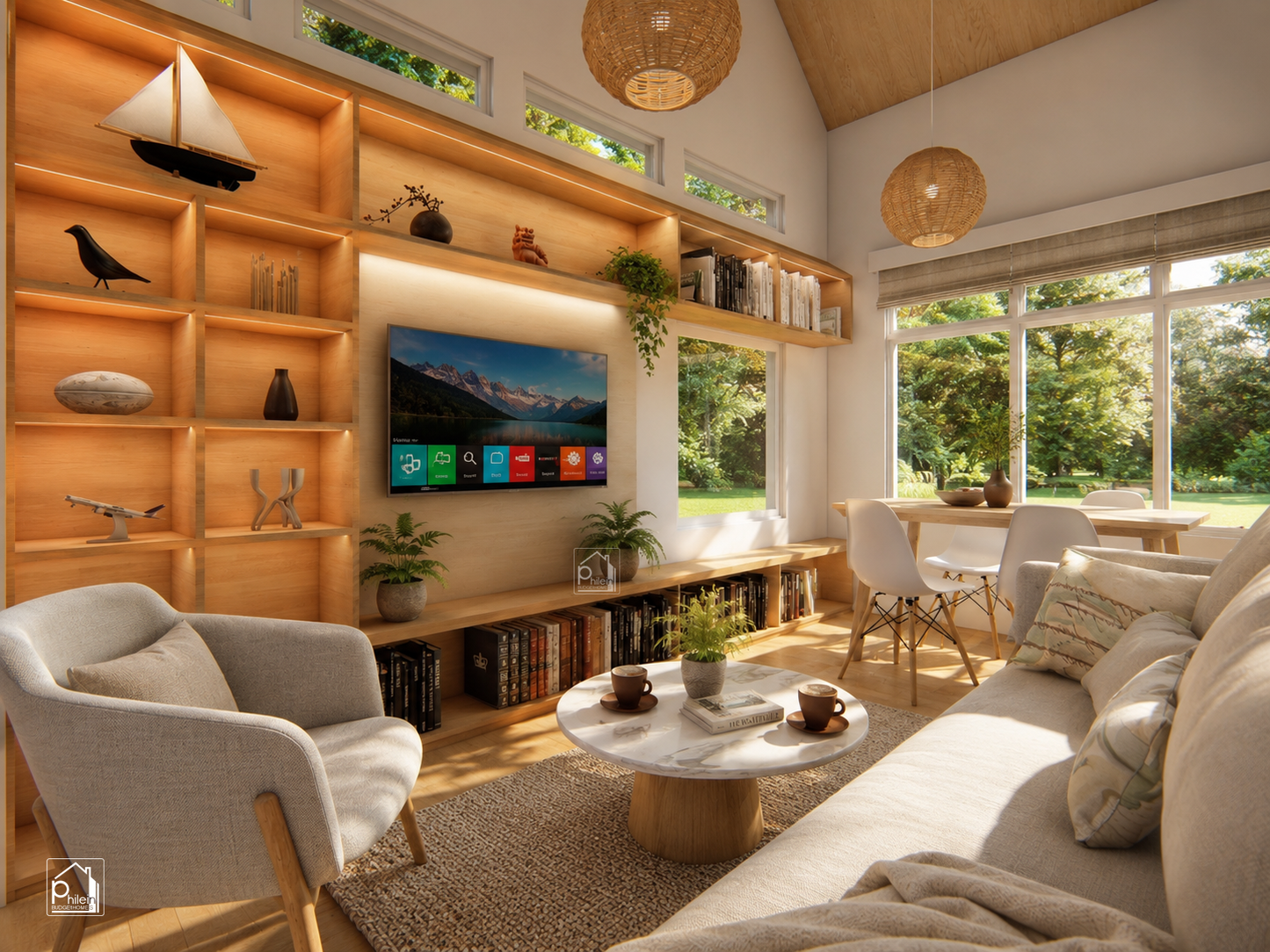 Florian Basic Kit | 50sqm Two Bedroom House with Loft Floor Plan (DIGITAL DOWNLOAD)