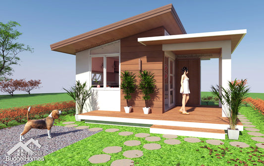 Blinks Basic Kit | 20sqm Small House Design Floor Plan (DIGITAL DOWNLOAD)