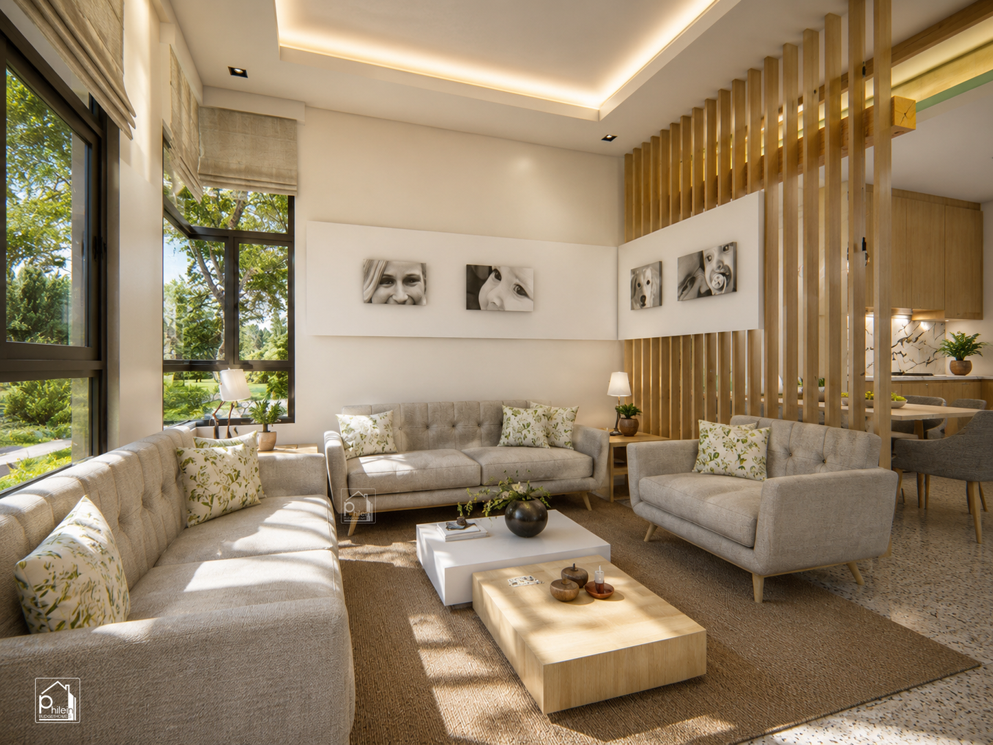 Lotus Basic Kit | 64sqm Two Bedroom Small House with Roof Deck Floor Plan (Digital Download)