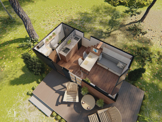 Gladiolus Basic Kit | 3 x 5 meters Tiny House Floor Plan (DIGITAL DOWNLOAD)