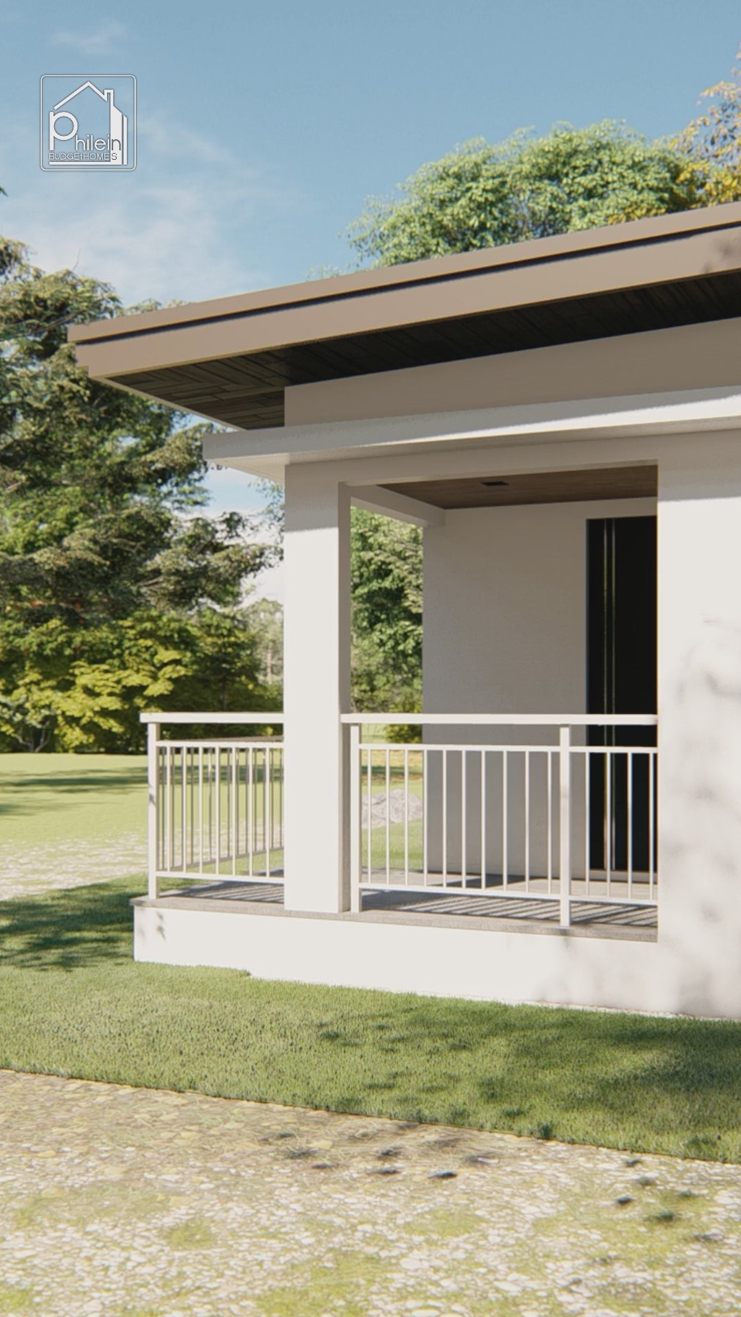 Blue-Bell Basic Kit | 43sqm Two Bedroom Small House Floor Plan (DIGITAL DOWNLOAD)