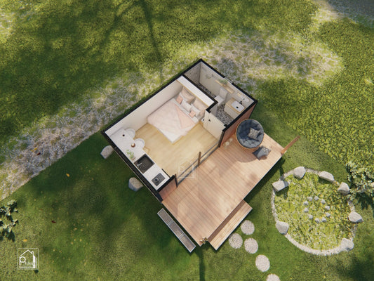 Briar Basic Kit | 3 x 5m Tiny House Design Floor Plan (DIGITAL DOWNLOAD)