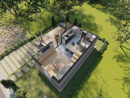 Snow Drop Layout Kit with CAD / DWG | 5m x 7m (36sqm) Modern Tiny House Design (Digital Download)