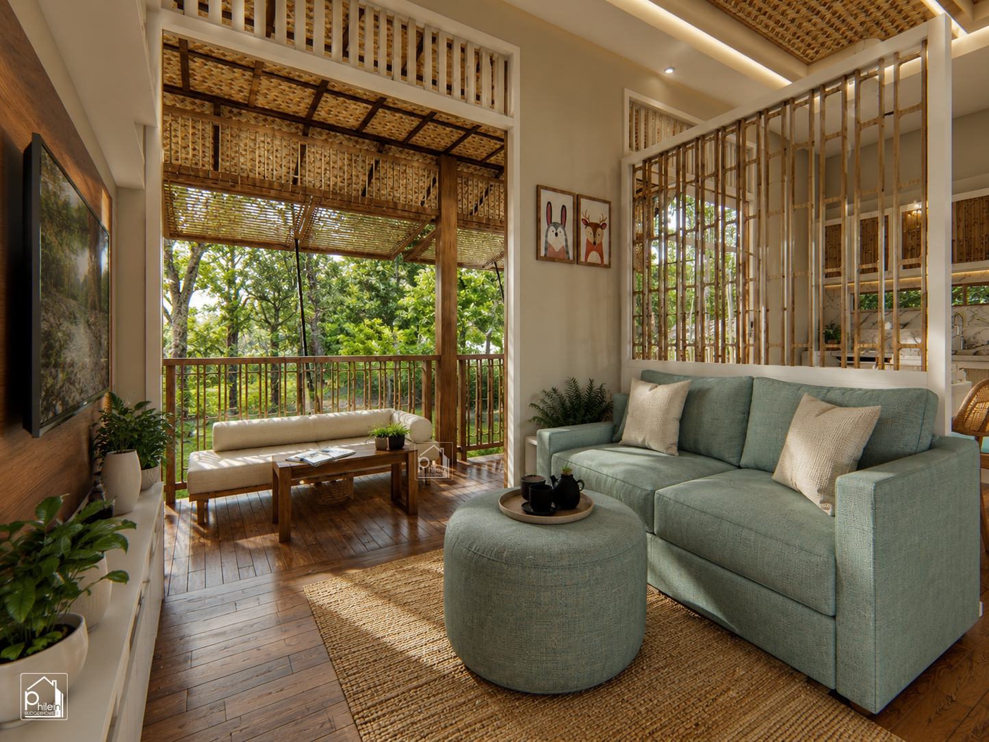 Pyxis Basic Kit | 30sqm Two Bedroom Modern Bahay Kubo Floor Plan (Digital Download)