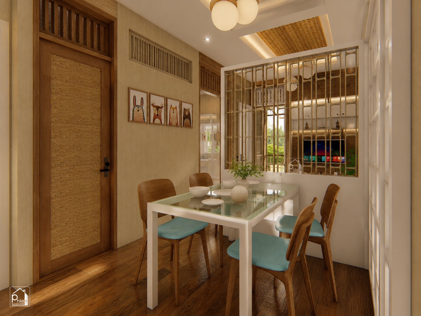 Pyxis Basic Kit | 30sqm Two Bedroom Modern Bahay Kubo Floor Plan (Digital Download)