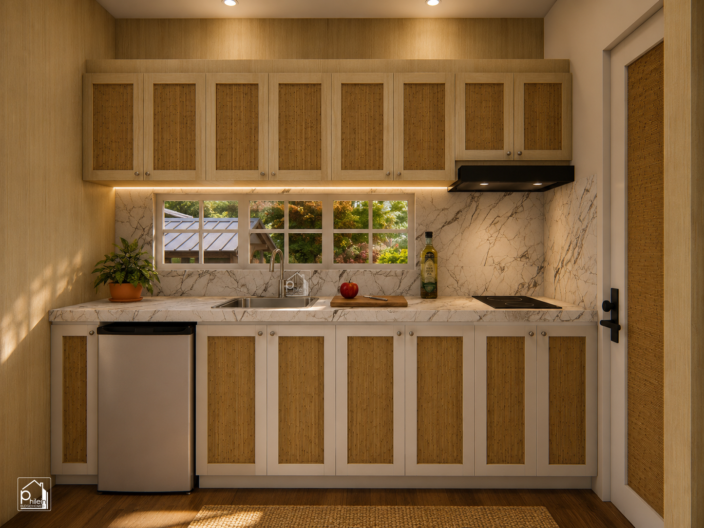 Pyxis Basic Kit | 30sqm Two Bedroom Modern Bahay Kubo Floor Plan (Digital Download)