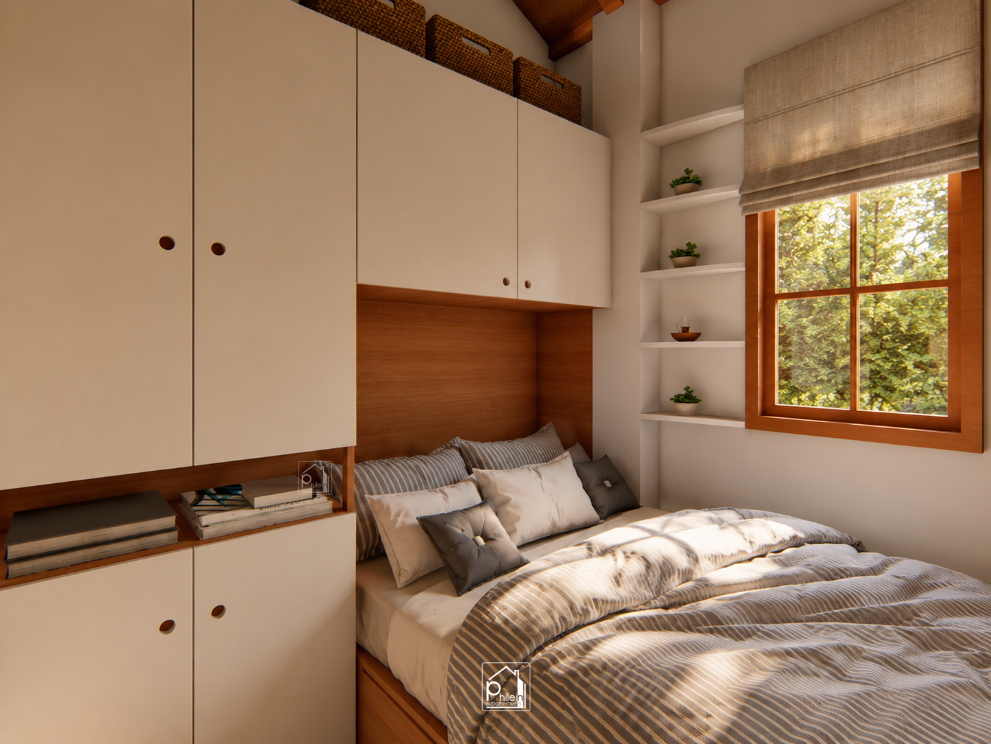 Rose Basic Kit | 30 sqm Wooden House Design Floor Plan (Digital Download)