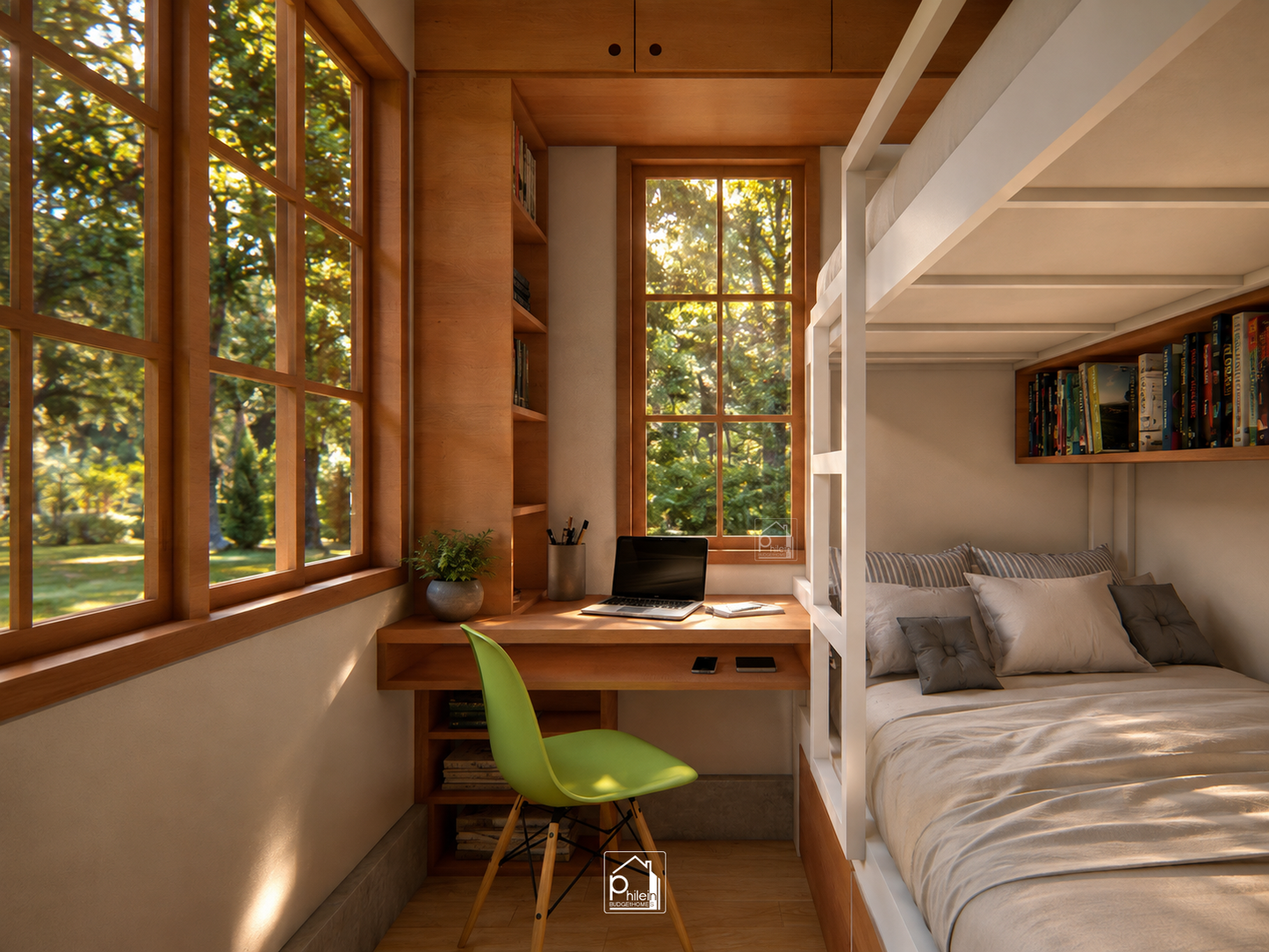 Rose Basic Kit | 30 sqm Wooden House Design Floor Plan (Digital Download)