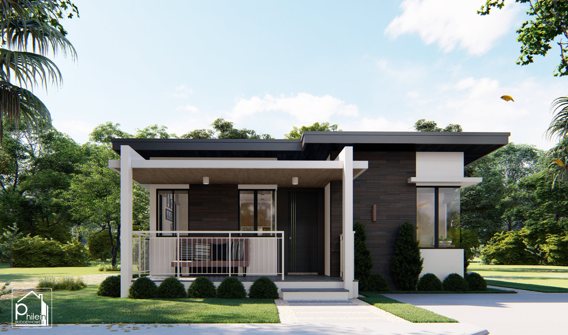 Blue-Bell Basic Kit | 43sqm Two Bedroom Small House Floor Plan (DIGITAL DOWNLOAD)