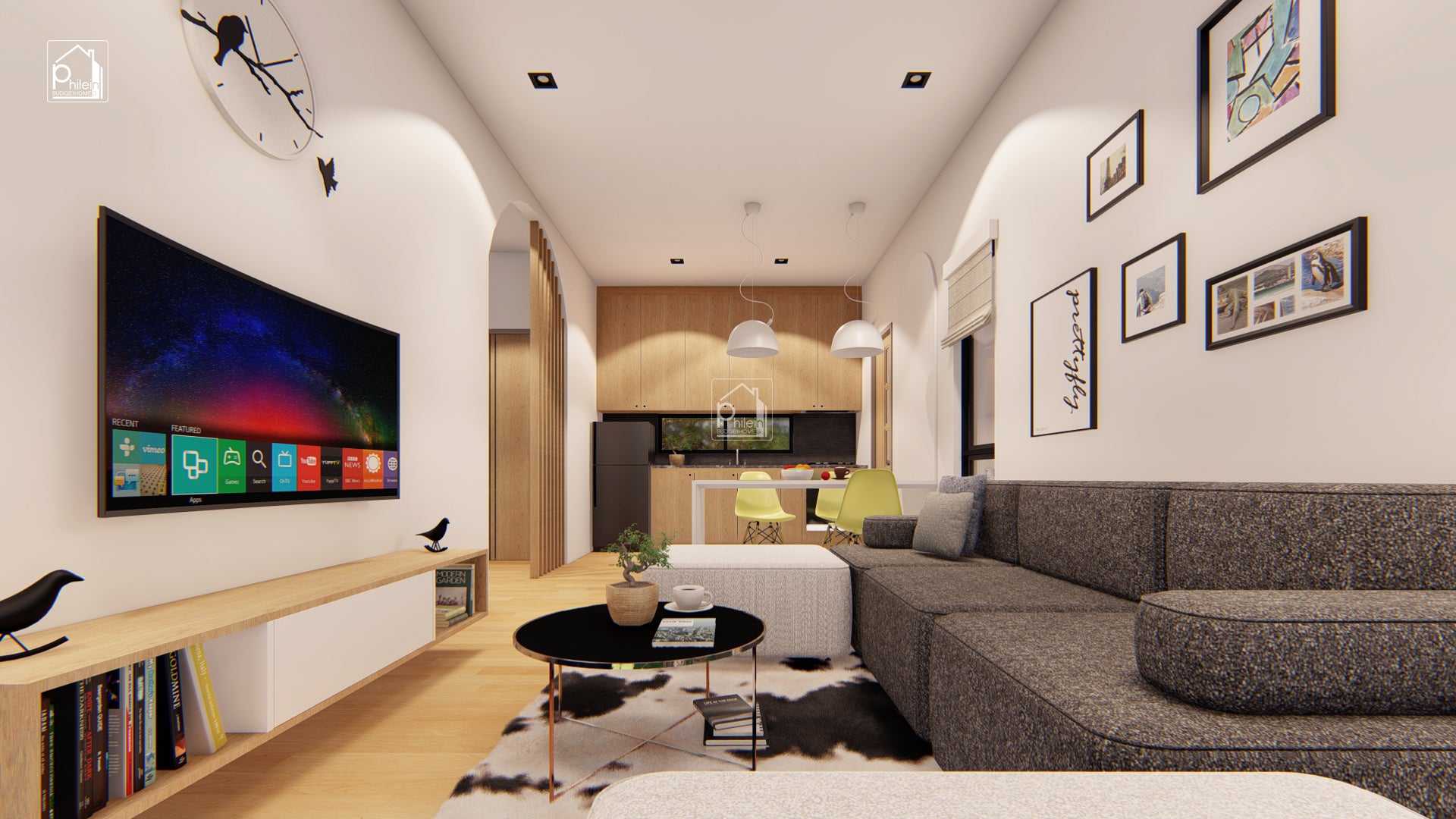 Poppy Layout Kit | 48sqm 2 Bedroom Modern Small House Floor Plan & Elevations (Digital Download)