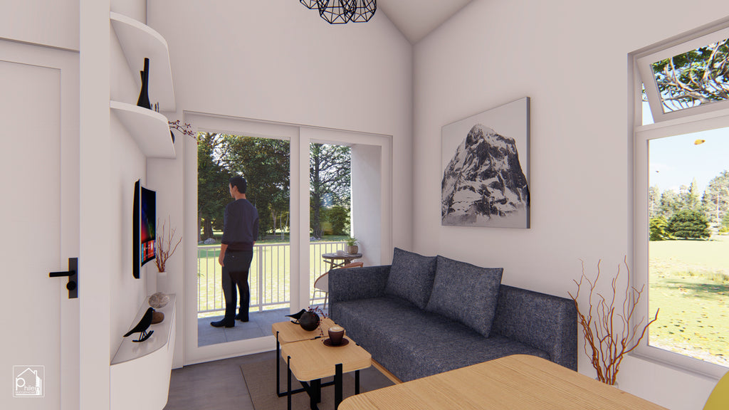 Jasmine Layout Kit | 44sqm Modern Small House with Loft, Floor Plan & Elevations (Digital Download)