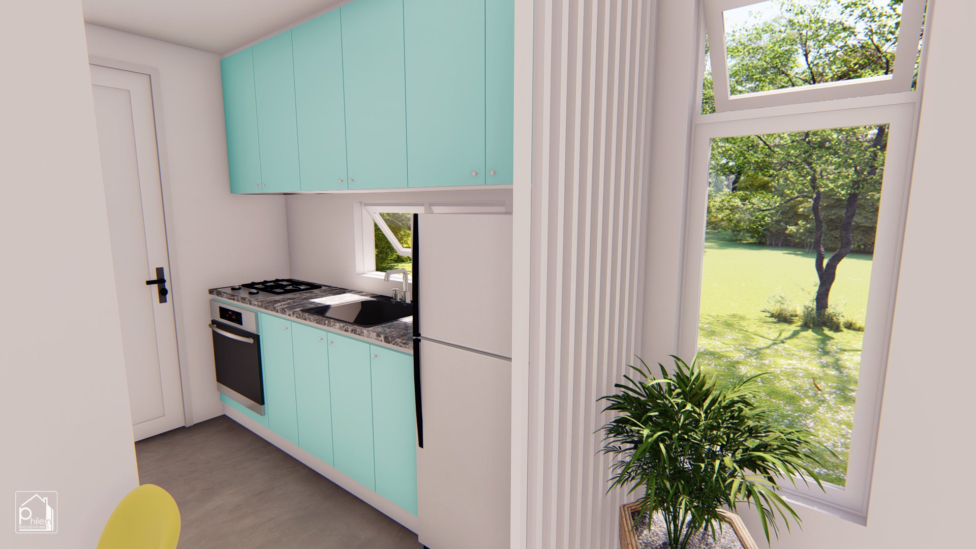 Jasmine Layout Kit | 44sqm Modern Small House with Loft, Floor Plan & Elevations (Digital Download)