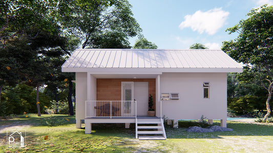 Jasmine 2.0 Layout Kit with CAD/DWG file | 61sqm Modern Small House with 2 Lofts, Floor Plan & Elevations (Digital Download)