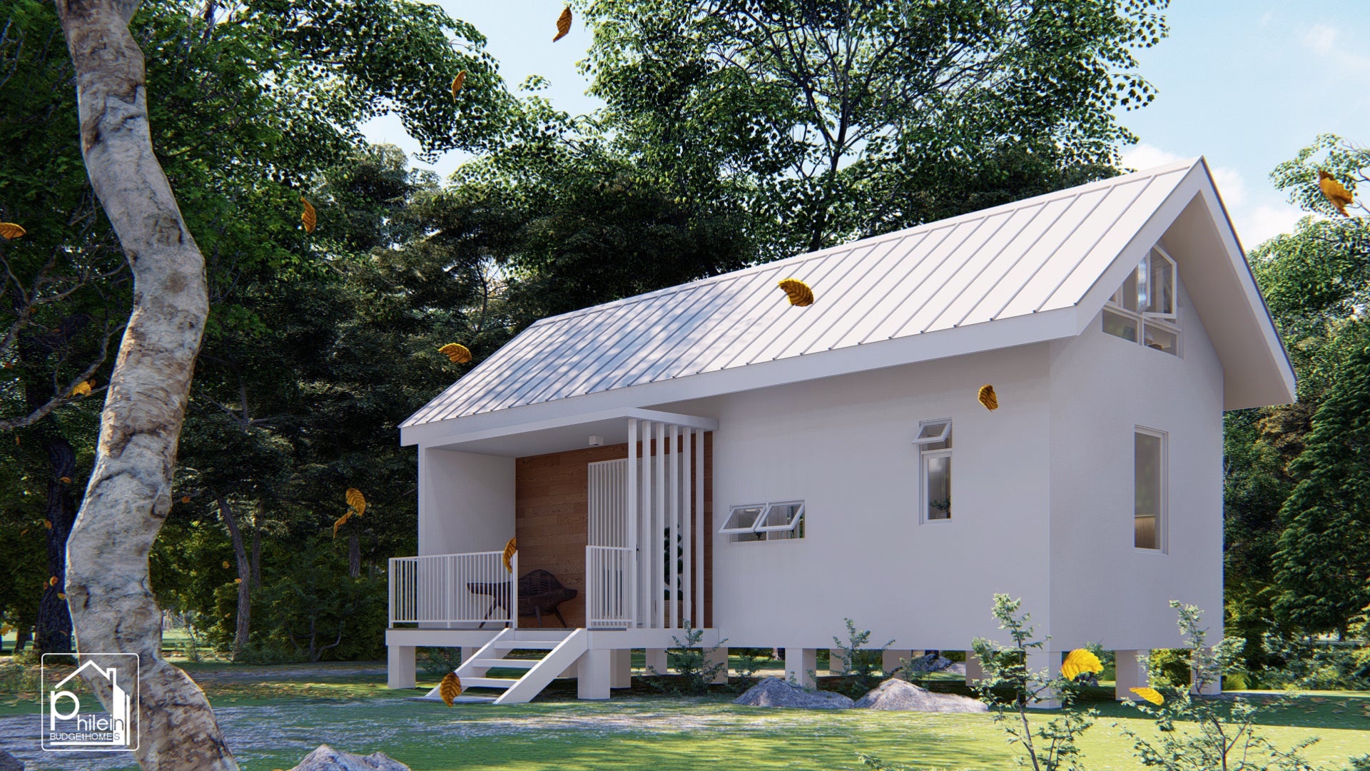 Jasmine 2.0 Basic Kit | 61sqm Modern Small House with 2 Lofts, Floor Plan (Digital Download)