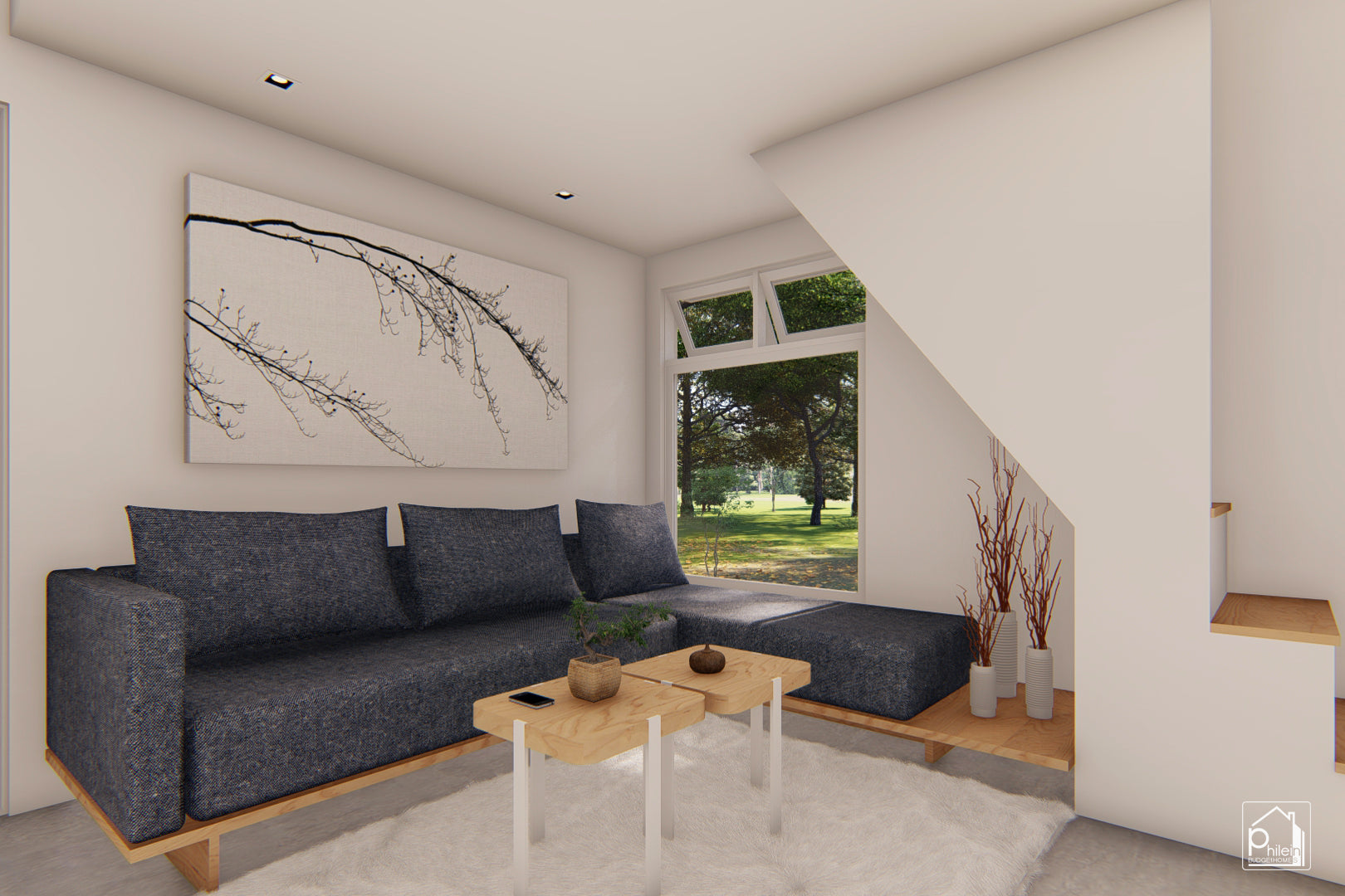 Jasmine 2.0 Basic Kit | 61sqm Modern Small House with 2 Lofts, Floor Plan (Digital Download)