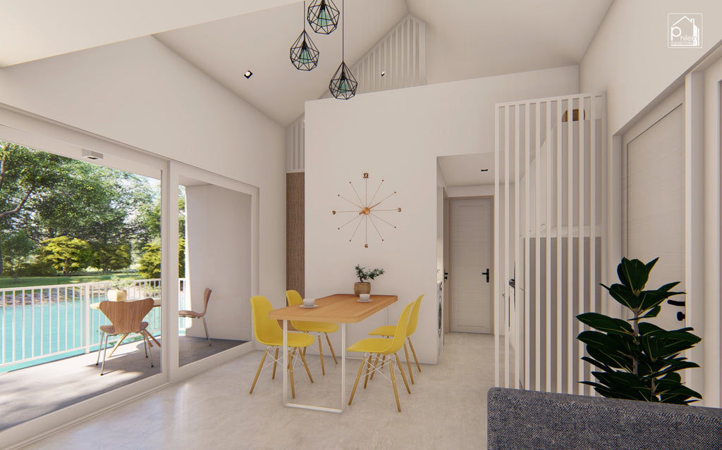 Jasmine 2.0 Basic Kit | 61sqm Modern Small House with 2 Lofts, Floor Plan (Digital Download)