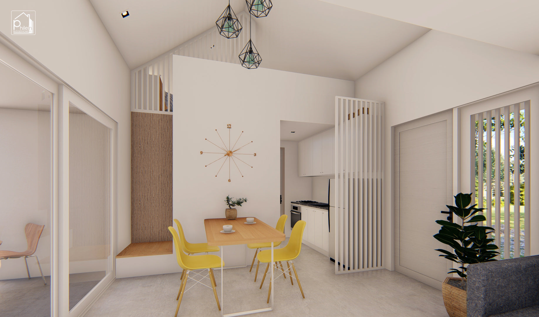 Jasmine 2.0 Basic Kit | 61sqm Modern Small House with 2 Lofts, Floor Plan (Digital Download)