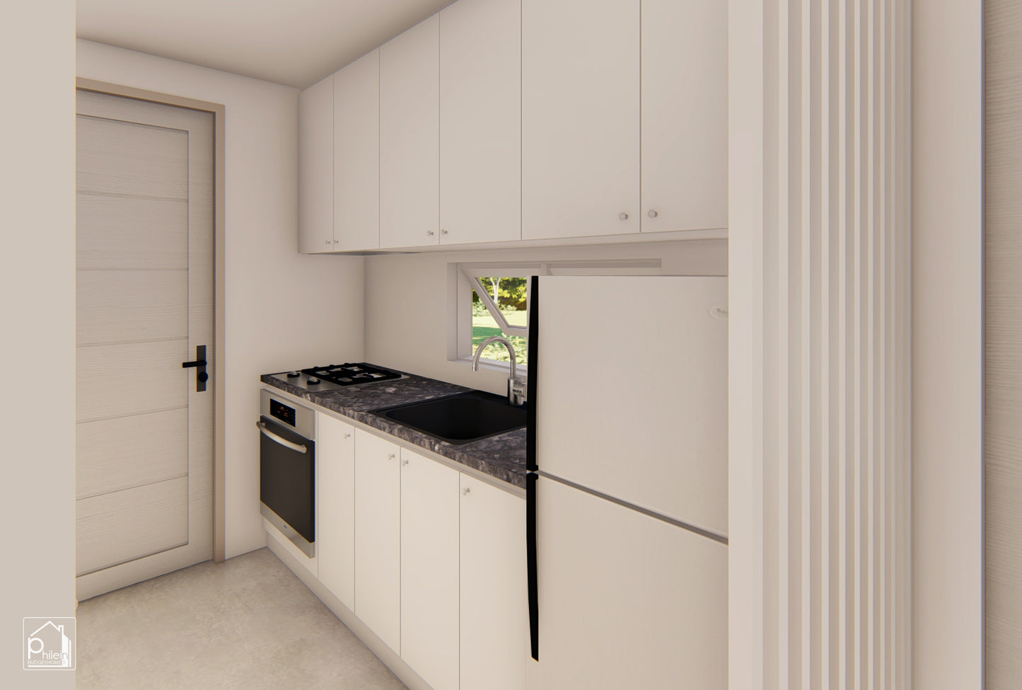 Jasmine 2.0 Layout Kit with CAD/DWG file | 61sqm Modern Small House with 2 Lofts, Floor Plan & Elevations (Digital Download)