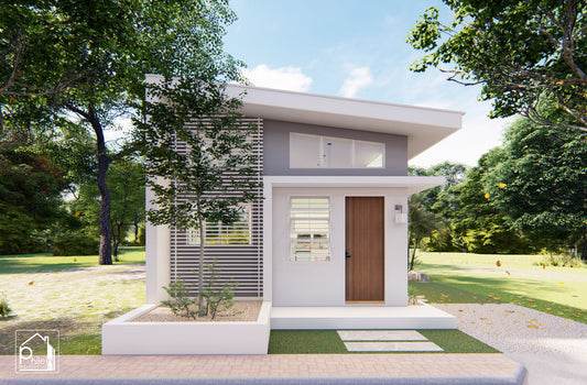 Azalea Basic Kit | 5 x 5m Small House Design with Loft Floor Plan  (DIGITAL DOWNLOAD)