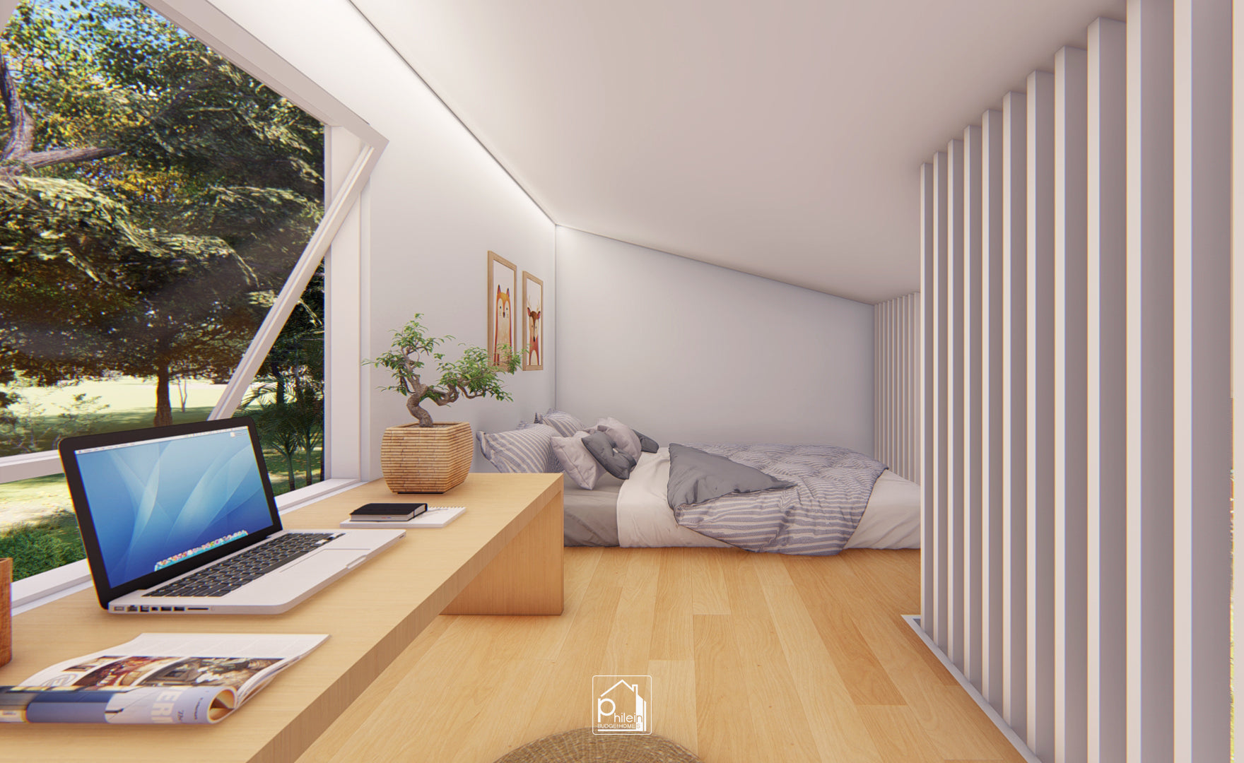 Lone Layout Kit | 300sqft Simple Cabin in the Woods Floor Plan & Elevations (Digital Download)