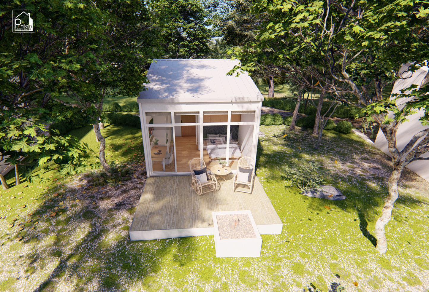 Lone Basic Kit | 300sqft Simple Cabin in the Woods Floor Plan (Digital Download)