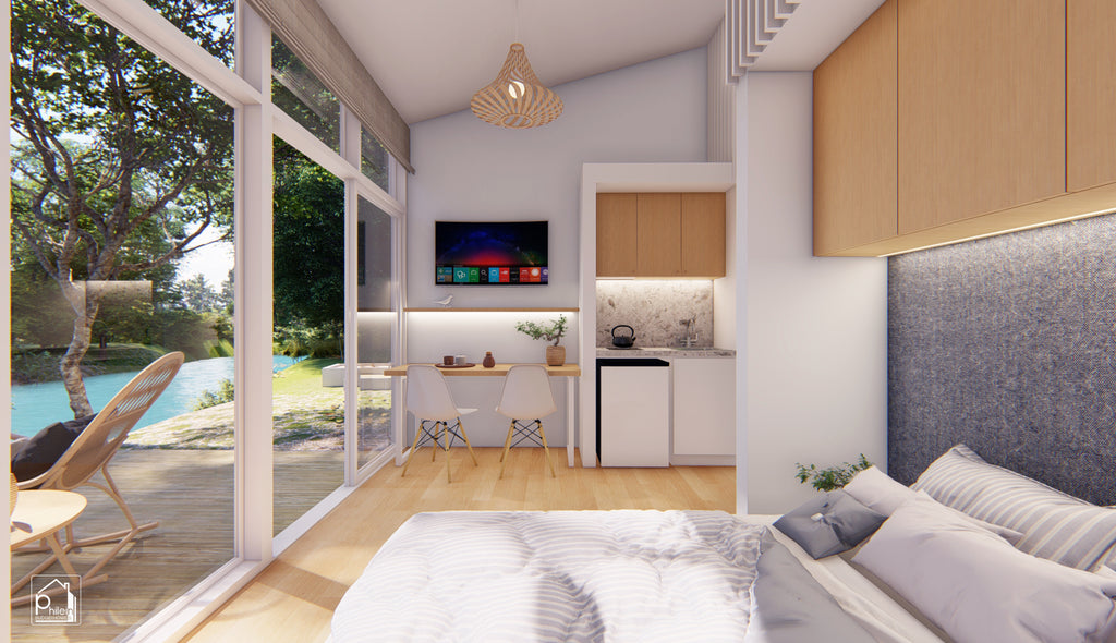 Lone Layout Kit | 300sqft Simple Cabin in the Woods Floor Plan & Elevations (Digital Download)