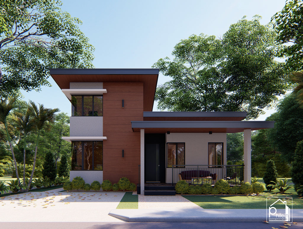 Daphne Basic Kit | 8 x 8m Small House with 3 Bedrooms Floor Plan (DIGITAL DOWNLOAD)