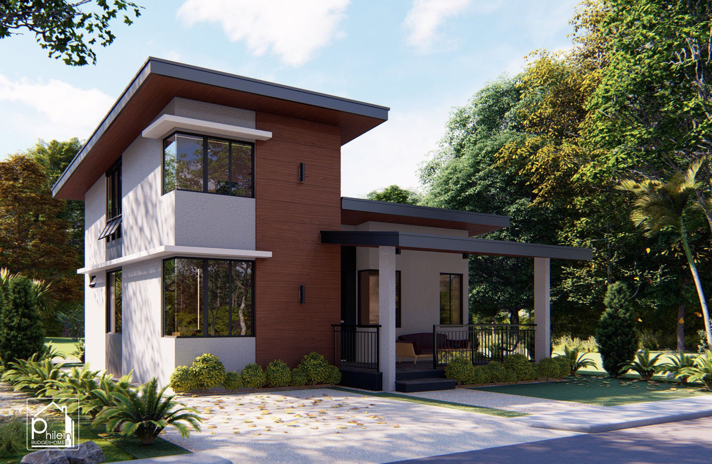 Daphne Layout Kit | 8 x 8m Small House with 3 Bedrooms Floor Plan & Elevations (DIGITAL DOWNLOAD)