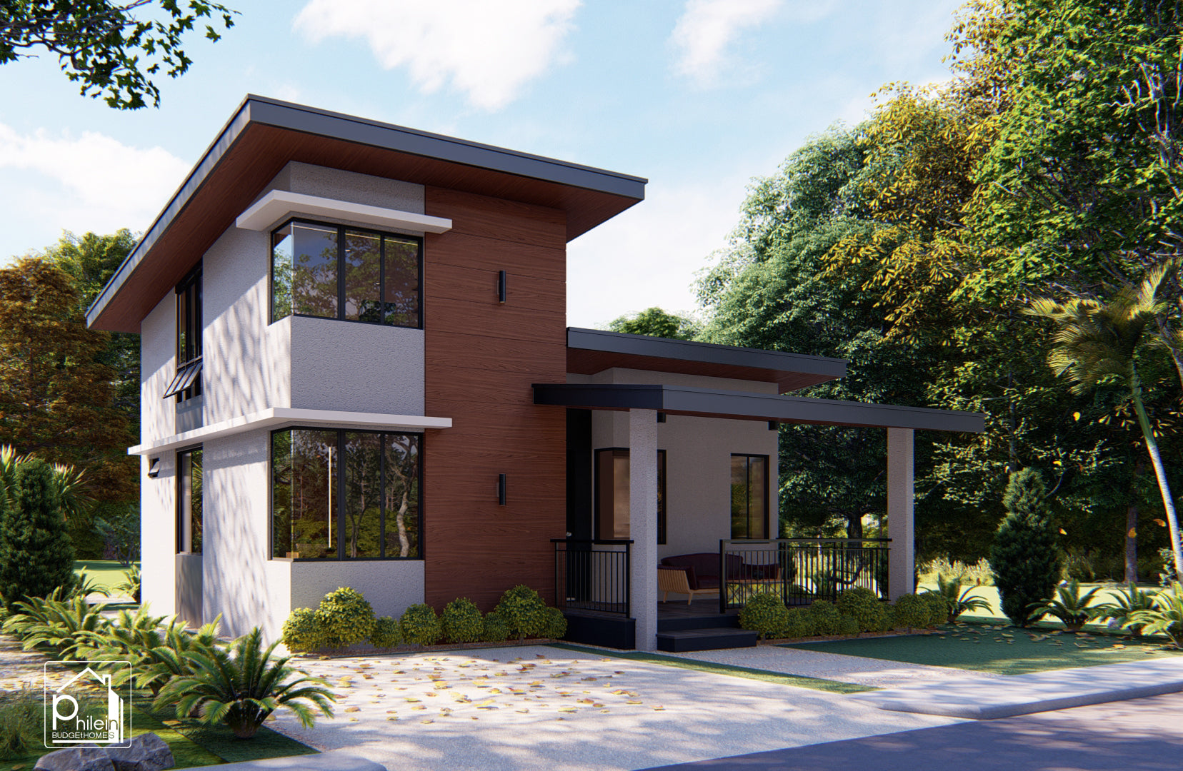 Daphne Basic Kit | 8 x 8m Small House with 3 Bedrooms Floor Plan (DIGITAL DOWNLOAD)