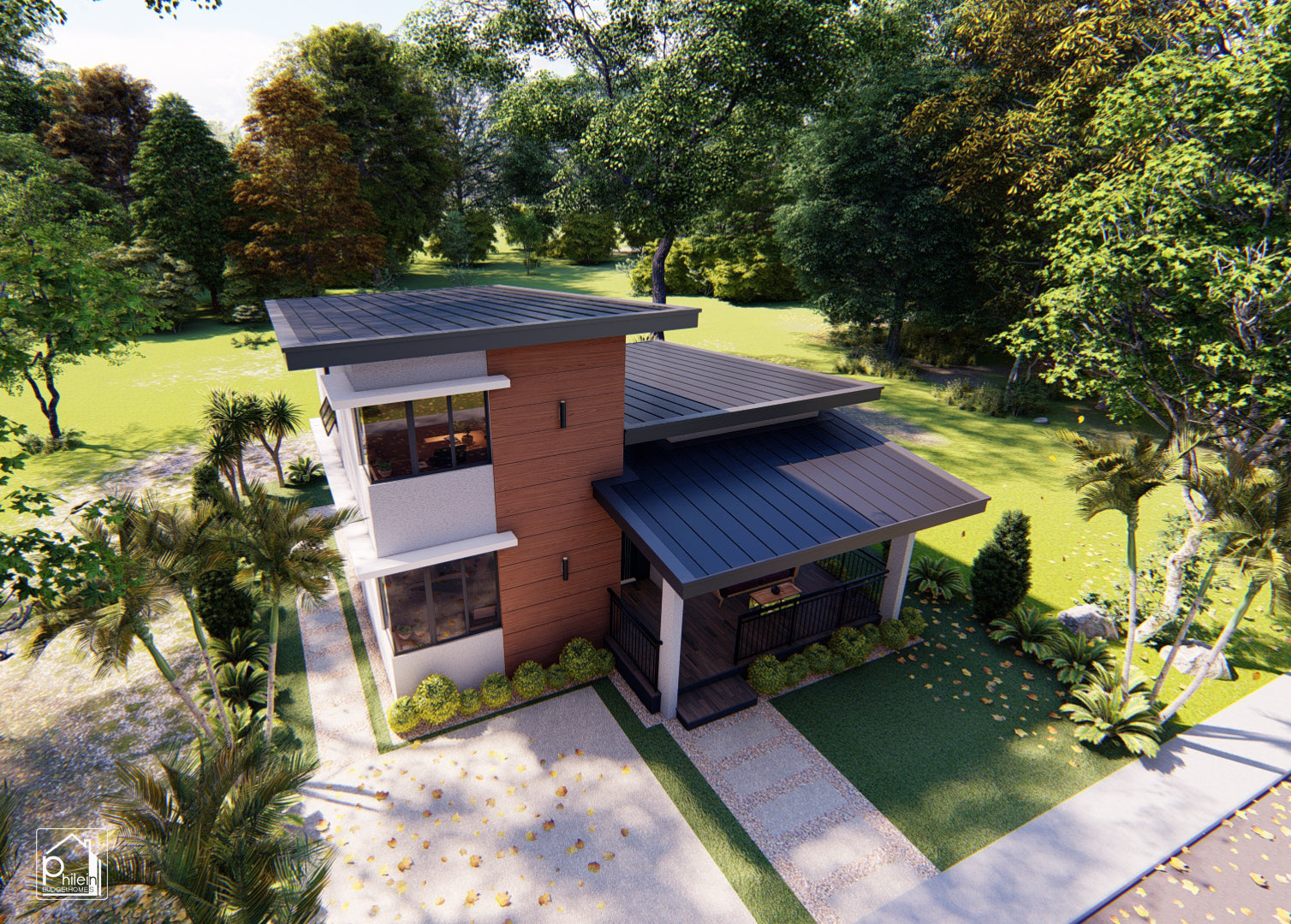 Daphne Basic Kit | 8 x 8m Small House with 3 Bedrooms Floor Plan (DIGITAL DOWNLOAD)