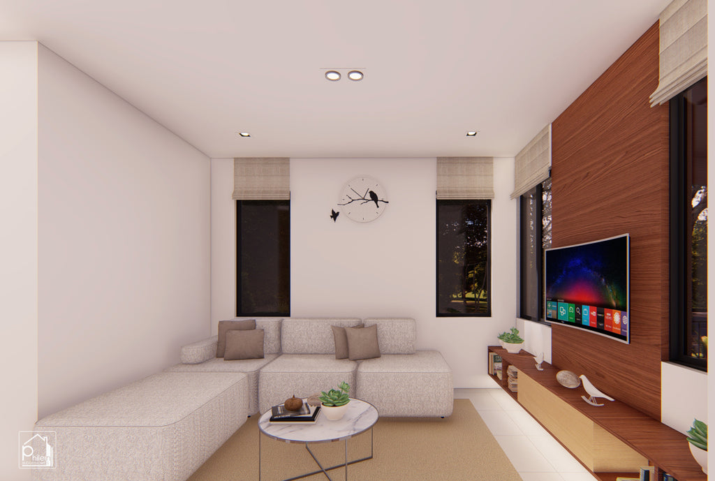 Daphne Basic Kit | 8 x 8m Small House with 3 Bedrooms Floor Plan (DIGITAL DOWNLOAD)